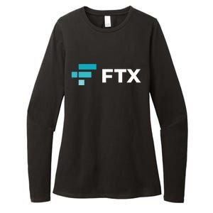 FTX Logo Crypto Cryptocurrency FTT Coin Womens CVC Long Sleeve Shirt