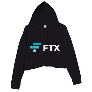 FTX Logo Crypto Cryptocurrency FTT Coin Crop Fleece Hoodie