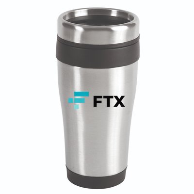 FTX Logo Crypto Cryptocurrency FTT Coin 16oz Travel Tumbler