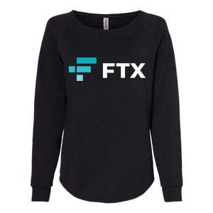 FTX Logo Crypto Cryptocurrency FTT Coin Womens California Wash Sweatshirt