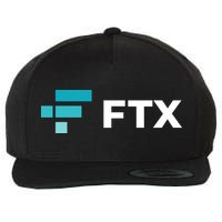 FTX Logo Crypto Cryptocurrency FTT Coin Wool Snapback Cap
