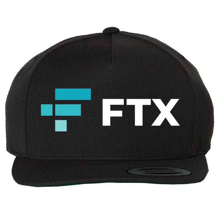 FTX Logo Crypto Cryptocurrency FTT Coin Wool Snapback Cap