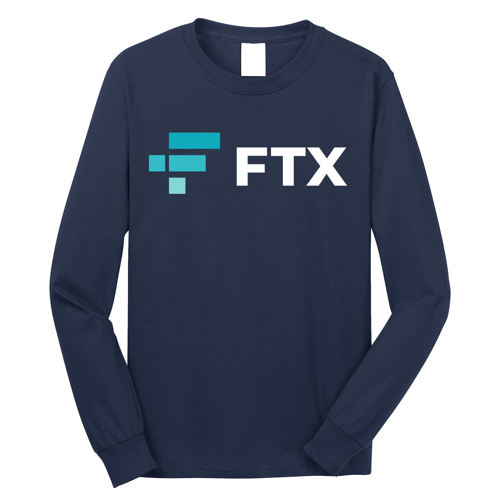FTX Logo Crypto Cryptocurrency FTT Coin Long Sleeve Shirt