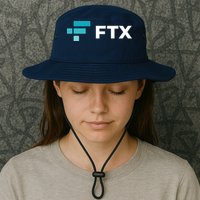 FTX Logo Crypto Cryptocurrency FTT Coin Bucket Hat