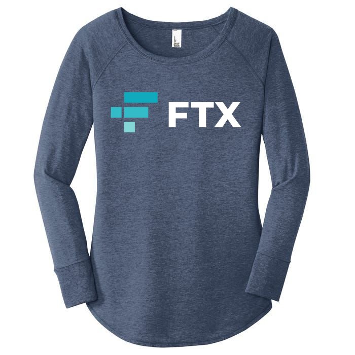 FTX Logo Crypto Cryptocurrency FTT Coin Women's Perfect Tri Tunic Long Sleeve Shirt