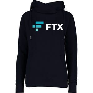 FTX Logo Crypto Cryptocurrency FTT Coin Womens Funnel Neck Pullover Hood