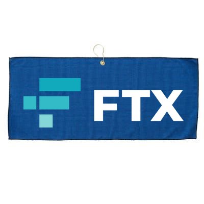 FTX Logo Crypto Cryptocurrency FTT Coin Large Microfiber Waffle Golf Towel