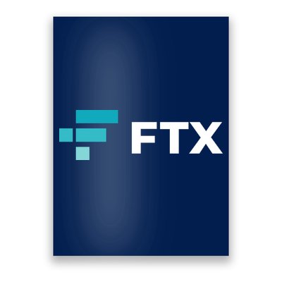 FTX Logo Crypto Cryptocurrency FTT Coin Poster