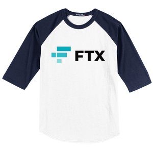 FTX Logo Crypto Cryptocurrency FTT Coin Baseball Sleeve Shirt