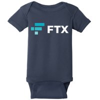 FTX Logo Crypto Cryptocurrency FTT Coin Baby Bodysuit