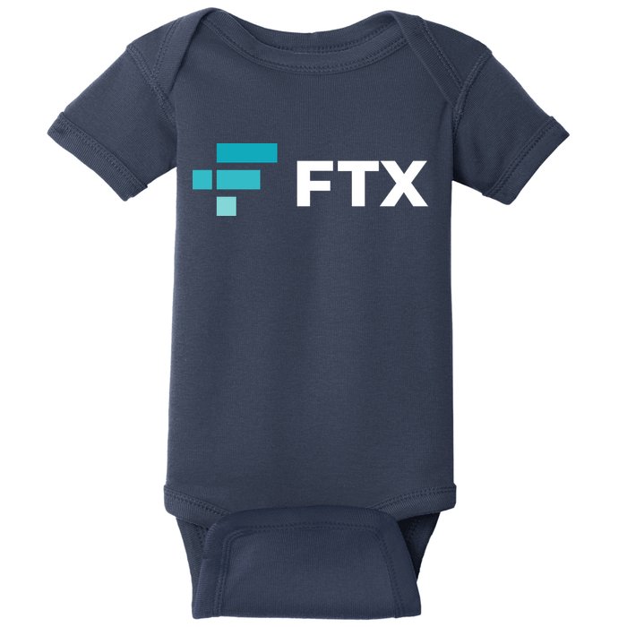 FTX Logo Crypto Cryptocurrency FTT Coin Baby Bodysuit