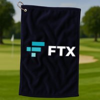 FTX Logo Crypto Cryptocurrency FTT Coin Golf Towel