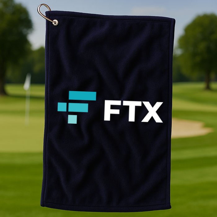 FTX Logo Crypto Cryptocurrency FTT Coin Golf Towel