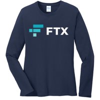 FTX Logo Crypto Cryptocurrency FTT Coin Ladies Long Sleeve Shirt