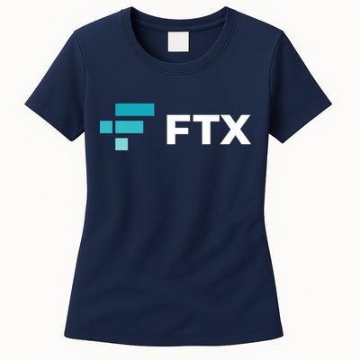 FTX Logo Crypto Cryptocurrency FTT Coin Womens T-Shirt