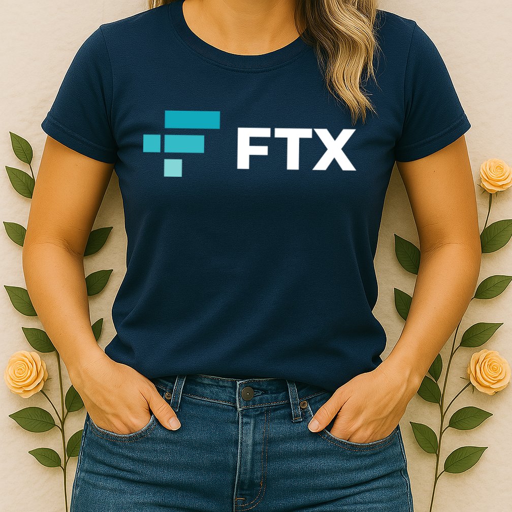 FTX Logo Crypto Cryptocurrency FTT Coin Womens T-Shirt