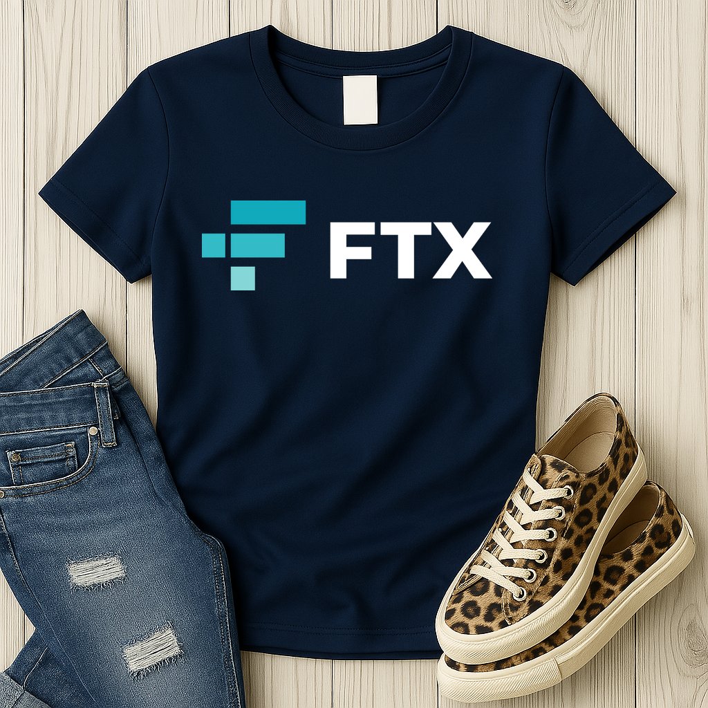 FTX Logo Crypto Cryptocurrency FTT Coin Womens T-Shirt
