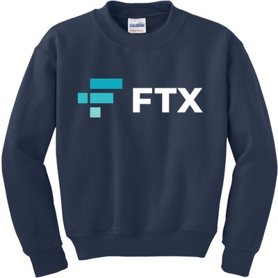 FTX Logo Crypto Cryptocurrency FTT Coin Kids Sweatshirt