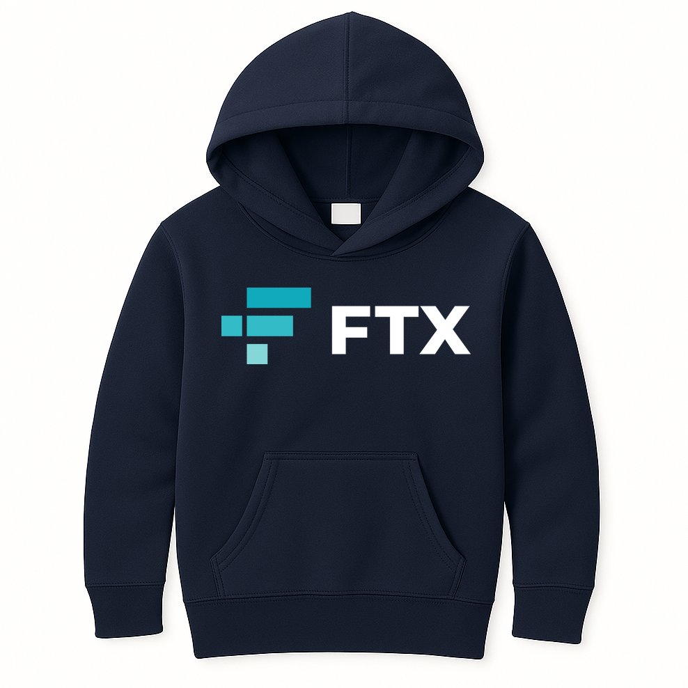 FTX Logo Crypto Cryptocurrency FTT Coin Kids Hoodie