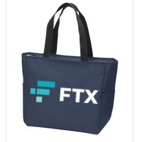 FTX Logo Crypto Cryptocurrency FTT Coin Zip Tote Bag