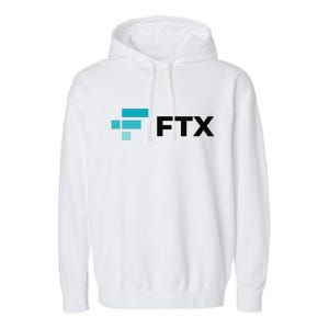 FTX Logo Crypto Cryptocurrency FTT Coin Garment-Dyed Fleece Hoodie