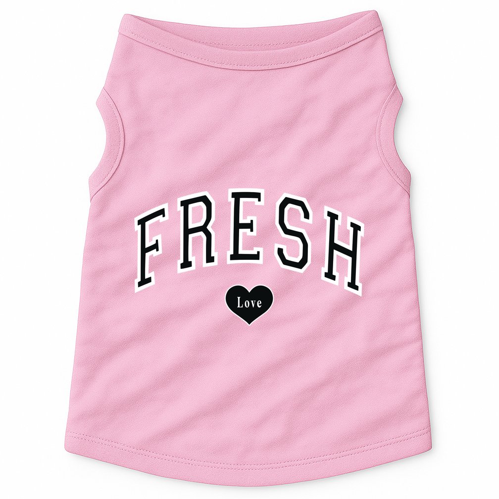 Fresh Love Clothing Fresh Love Varsity Doggie Tank