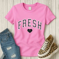 Fresh Love Clothing Fresh Love Varsity Womens T-Shirt
