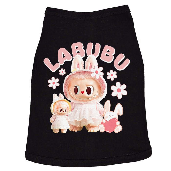 Funny Labubu Cute Labubu The Monsters Pin.K Meme Doggie Tank