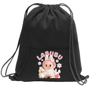 Funny Labubu Cute Labubu The Monsters Pin.K Meme Sweatshirt Cinch Pack Bag