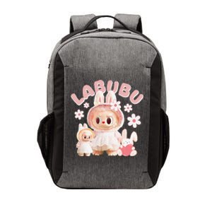 Funny Labubu Cute Labubu The Monsters Pin.K Meme Vector Backpack