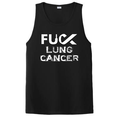 Fuck Lung Cancer Awareness Cool Gift PosiCharge Competitor Tank