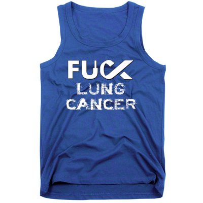 Fuck Lung Cancer Awareness Cool Gift Tank Top