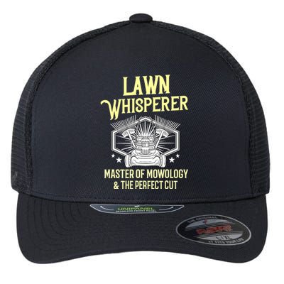 Funny Lawn Care Gift Landscaper Mowing Flexfit Unipanel Trucker Cap