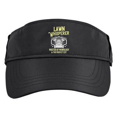 Funny Lawn Care Gift Landscaper Mowing Adult Drive Performance Visor