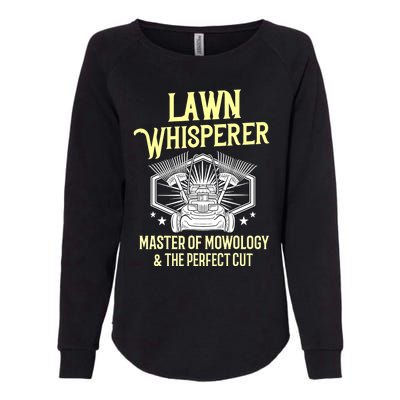 Funny Lawn Care Gift Landscaper Mowing Womens California Wash Sweatshirt