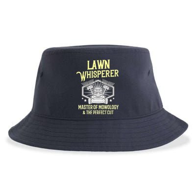 Funny Lawn Care Gift Landscaper Mowing Sustainable Bucket Hat