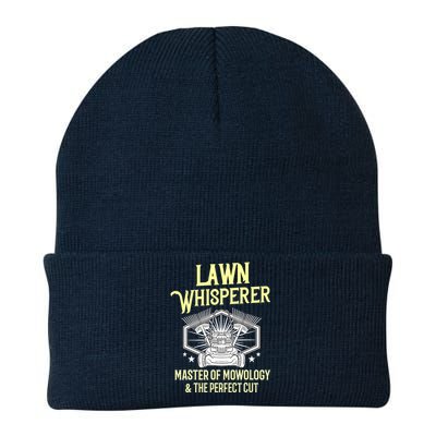 Funny Lawn Care Gift Landscaper Mowing Knit Cap Winter Beanie