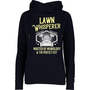 Funny Lawn Care Gift Landscaper Mowing Womens Funnel Neck Pullover Hood