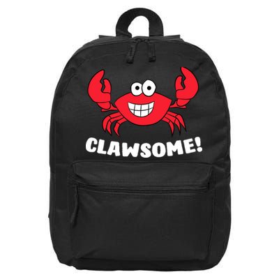 Funny Lobster Clawsome Sea Crab Cartoon Lobster 16 in Basic Backpack