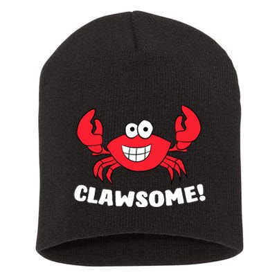 Funny Lobster Clawsome Sea Crab Cartoon Lobster Short Acrylic Beanie