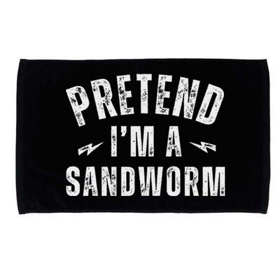 Funny Lazy Costume Last Minute Pretend IM A Sandworm Microfiber Hand Towel