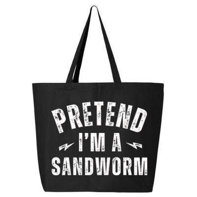 Funny Lazy Costume Last Minute Pretend IM A Sandworm 25L Jumbo Tote