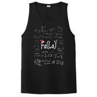 Fa (La)8 Christmas Santa Fa La Math Teacher Chalkboard Xmas PosiCharge Competitor Tank