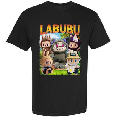 Funny Labubu Cute Labubu The Monsters Meme Vintage Garment-Dyed Heavyweight T-Shirt