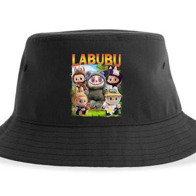 Funny Labubu Cute Labubu The Monsters Meme Vintage Sustainable Bucket Hat