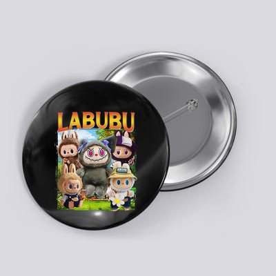 Funny Labubu Cute Labubu The Monsters Meme Vintage Button