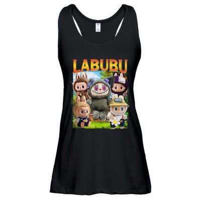 Funny Labubu Cute Labubu The Monsters Meme Vintage Ladies Essential Flowy Tank