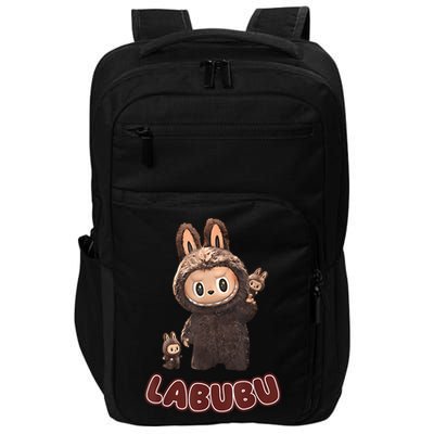 Funny Labubu Cute Labubu The Monsters Brown Meme Impact Tech Backpack