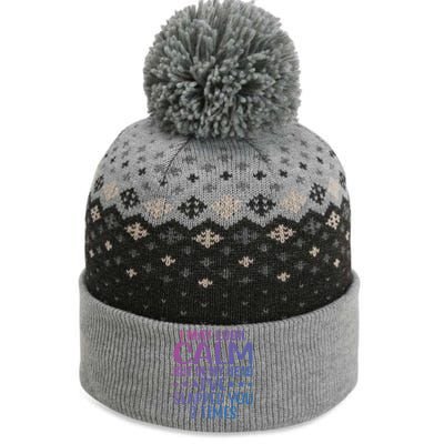 Funny Look Calm But In My Head Ive Slapped You 3 Times Cute Gift The Baniff Cuffed Pom Beanie