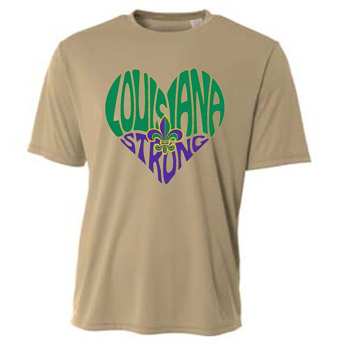 Funny Louisiana Culture T Vintag We Stand Nola Strong Appare Cooling Performance Crew T-Shirt